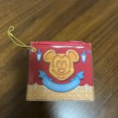 ミッキー ワッフルクッキー ポーチ　縦10cm 横11cm ディズニーランド