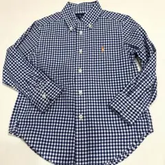 Ralph Lauren ギンガムコットンポプリンシャツ　110cm