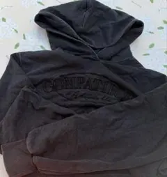 GU ジーユー パーカー ダークグレー フード付き スウェット M レディース