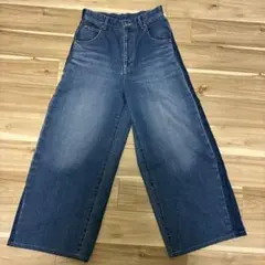 【美品】JOHNBULL サイドラインデニムパンツ SS ワイド バギー