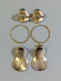 3点セット★ゴールドピアス