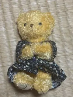 テディベア ぬいぐるみ マスコット 花柄ワンピース