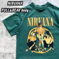 【希少】ニルヴァーナ Tシャツ プルアンドベア XS 緑 カートコバーンのサムネイル