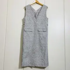 美品 WACOAL MATERNITY 2WAY ツイード ジレ ジャンスカ