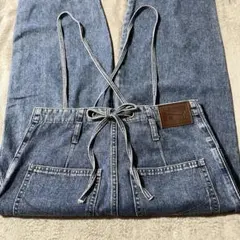 別注 SOMETHING フリークスストア サスペンダー サロペット ワイド