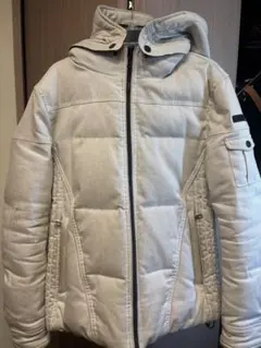 NICOLE CLUB FOR MEN ダウンジャケット　デニム　ホワイト