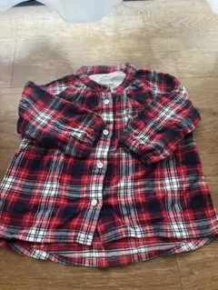 GAP チェック柄ネルシャツ　90