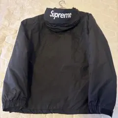 ね*つ様 supreme ナイロンジャケット モーガン蔵人着 縦ロゴ サイズS