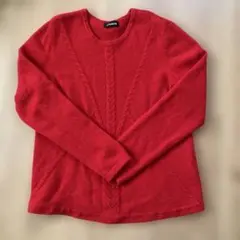 セーター 赤