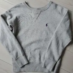 Polo Ralph Lauren グレー クルーネック トレーナー　XS
