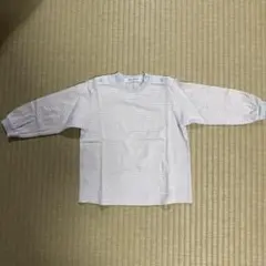 familiar ファミリア　ベビー服　水色ストライプ 長袖Tシャツ　80センチ