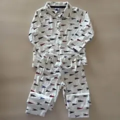 Petit Bateau 帆船柄 ベビーパジャマ 2ans/86cm