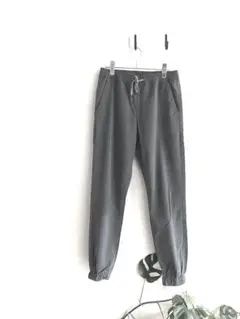 値下げ【GU】ジョガースラックス　春夏ストレッチパンツ グレー