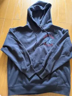 CONVERSE 紺色 フード付きパーカー Mサイズ