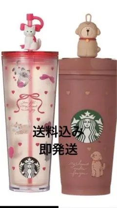 STARBUCKS バレンタイン2026 タンブラー　2点セット