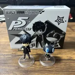 ペルソナ5 主人公＆モルガナ トイズワークスコレクション にいてんご フィギュア
