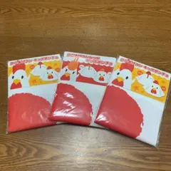 からあげクン　キッズポンチョ3枚　雨の日に