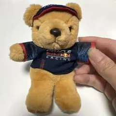 F1 レッドブルレーシング クマのマスコット キーホルダー付き