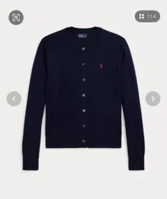 Polo Ralph Lauren コットンクルーネックカーディガン