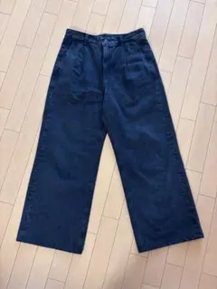 GUタックワイドデニム 美品