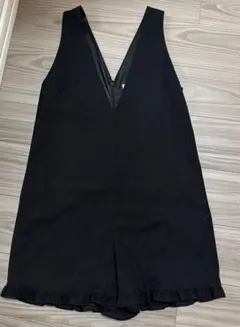 DEICY ブラック Vネック オールインワン　パンツのサムネイル