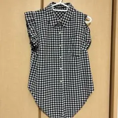 チェック柄 半袖シャツ