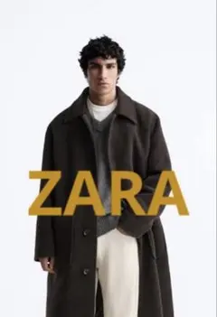 ZARA ウールブレンドコート