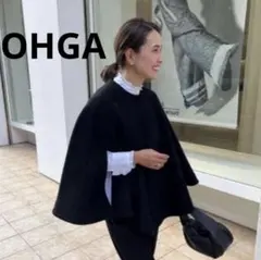 美品 OHGA ケープ コート ポンチョのサムネイル