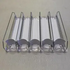 【美品】冷蔵庫 ドリンクディスペンサー 5列 缶ストッカー 自動補充ラックのサムネイル