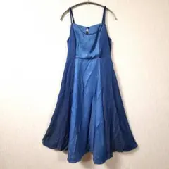 【axes femme】デニム切り替え キャミワンピ Fsize