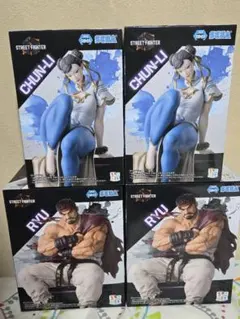 【新品未開封】★ストリートファイター6 リュウ 春麗 フィギュア 4体セット★
