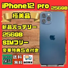 iPhone12Pro 256GB 極美品　新品バッテリー　SIMフリー