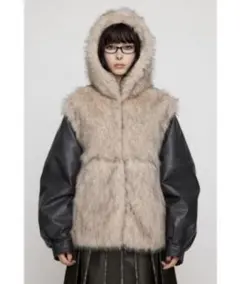 【美品】LAGUAGEM ラグアジェム　COMPACT FAUX ファーブルゾン LAGUA GEM（ラグアジェム）の「COMPACT FAUX ファーブルゾン（ブルゾン