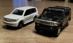 トミカ ２台セットHUMMER ランクル100