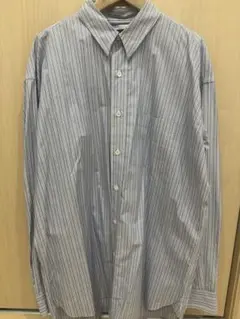 EKAL ストライプレギュラーワイドシャツ 【L】