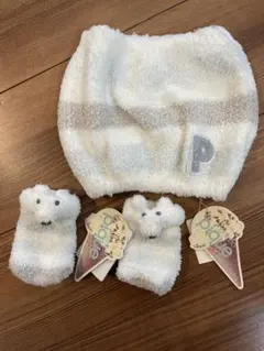 【新品未使用】ジェラートピケ靴下腹巻セット