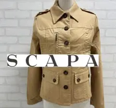 ★美品★ SCAPA ベージュ ボタンジャケット