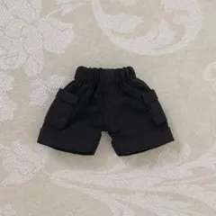 オビツ11 カーゴ ハーフ パンツ 黒 ズボン ねんどろいど どーる 服