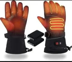 電熱グローブ ✨バイク用 6000mah大容量バッテリー2個付き スマホ操作可能