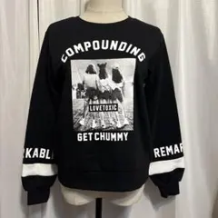 Lovetoxic トレーナー 黒 Lサイズ