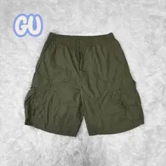 GU カーゴショートパンツ オリーブ Mサイズ　古着　即購入OK