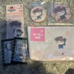 忍たま乱太郎 フリューくじ ふんわり桜もちぴこの段 ポーチ 土井半助