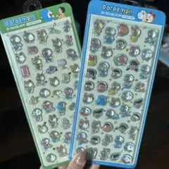 韓国製　ドラえもん　ぷくぷくシール　3Dシール　2枚セット