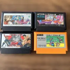 ファミコンソフト4本セット　ジャンク品