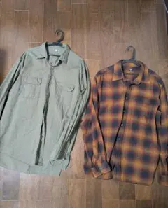 UNIQLOシャツ2枚セット