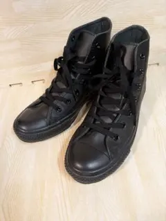 CONVERSE LEA ALL STAR ブラックモノクローム　24.5cm