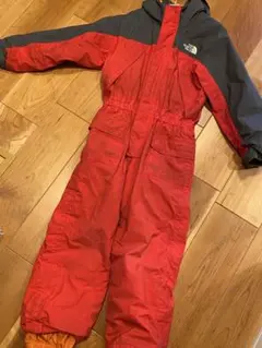 THE NORTH FACE 子ども用スキーウェア 赤 クリーニング済み