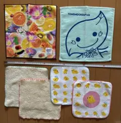 ミニタオル ハンカチ 6枚セット まとめ売り ゆるキャラ