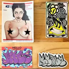 ① グラフィティー ステッカー 4枚セット graffiti グラフィティのサムネイル