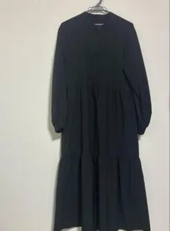 GU ブラック シャツワンピース 長袖